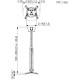 Vogels PPC1555 Projektorin katto