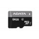 Muistikortti ADATA 64GB micro SDXC UHS-I Class10 + SD-sovitin