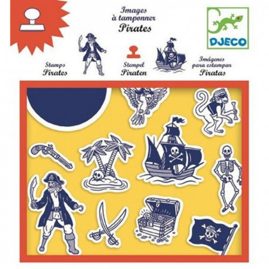 Djeco postimerkkisetti Pirates DJ08917