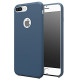 Takakansi Nestemäinen silikoni Iphone 7 (sininen)