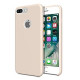 Takakansi Nestemäinen silikoni Iphone 7 (vaaleanpunainen)