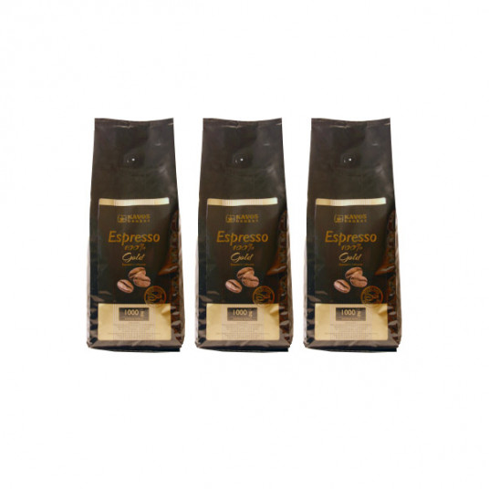 Kahvisarja Espresso Gold, 3 x 1 kg