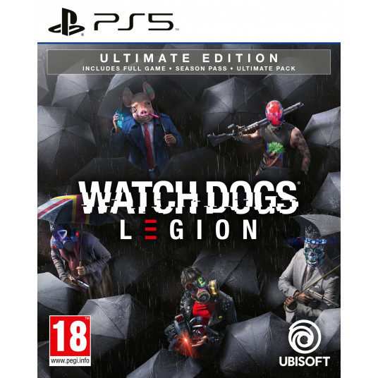 PC Game Watch Dogs Legion Ultimate Edition + ennakkotilausbonus PS5