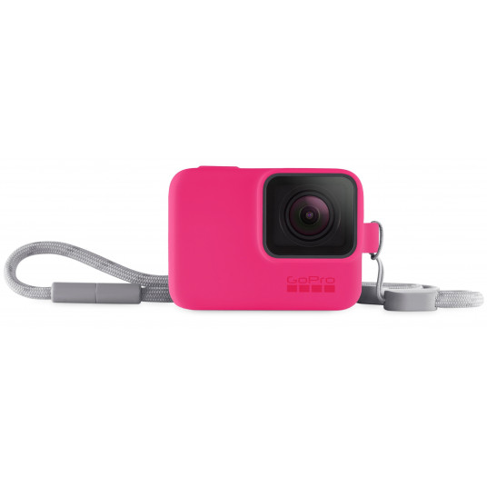 GoPro Sleeve ja Lanyard Electric pinkki