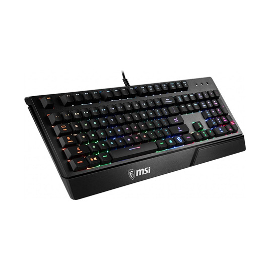 Pelinäppäimistö MSI VIGOR GK20 Pelinäppäimistö, RGB LED-valo, US, Langallinen, Musta