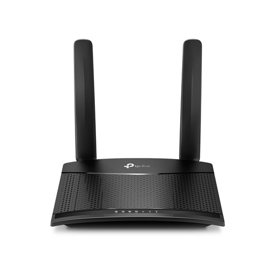 Langattomat verkkolaitteet TP-LINK 4G LTE Router TL-MR100 802.11n, 300 Mbit/s, 10/100 Mbit/s, Ethernet LAN (RJ-45) portit 2, 4G, Antennityyppi 2x Irrotettavat ulkoiset antennit