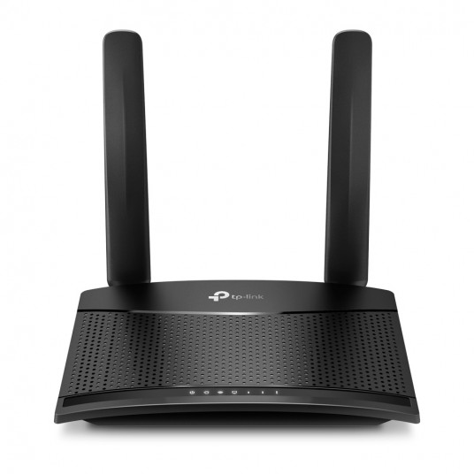 Langattomat verkkolaitteet TP-LINK 4G LTE Router TL-MR100 802.11n, 300 Mbit/s, 10/100 Mbit/s, Ethernet LAN (RJ-45) portit 2, 4G, Antennityyppi 2x Irrotettavat ulkoiset antennit