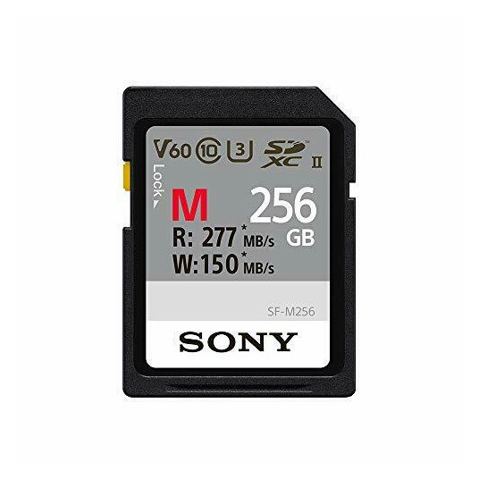 Sony SDXC M series 256GB UHS-II Class 10 U3 V60