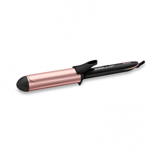 BABYLISS Kiharrin C453E Keraaminen lämmitysjärjestelmä, Tynnyrin halkaisija 38 mm, Lämpötila (min) 160 °C, Lämpötila (max) 210 °C, Kuumennustasojen lukumäärä 6, Musta/Rose