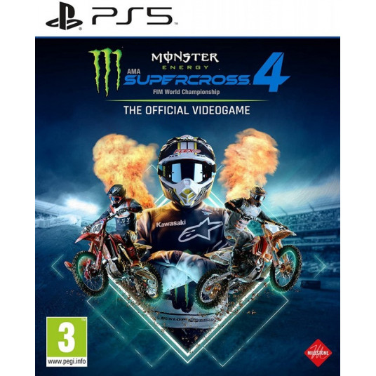 PS5-peli Monster Energy Supercross: virallinen videopeli 4 PS5