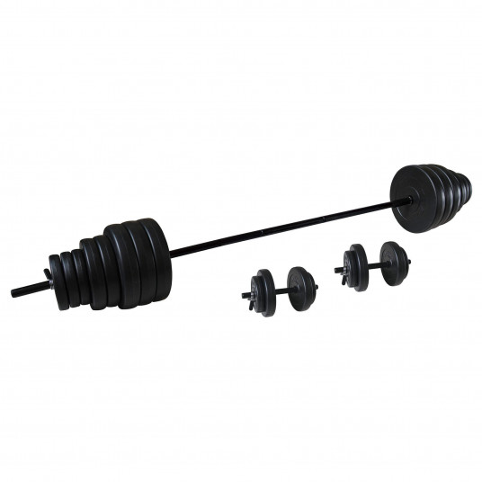 Tanko + käsipainot Tunturi 14TUSCL356, 50 kg