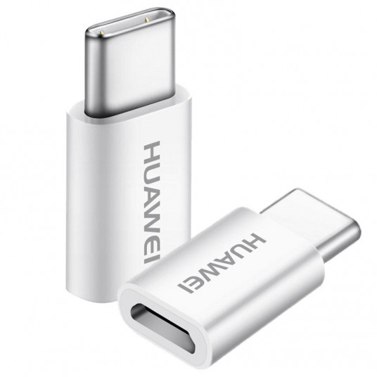 Huawei adapteri AP52 micro USB Type-C White -liitäntään