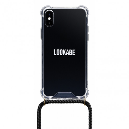 Lookabe kaulakoru iPhone Xs Max kultainen musta loo005