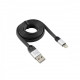 Sbox USB 2.0-8-Pin/2.4A musta/hopea