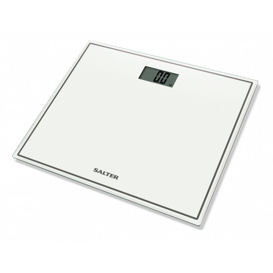 Salter 9207 WH3R kompakti lasinen elektroninen kylpyhuonevaaka - valkoinen