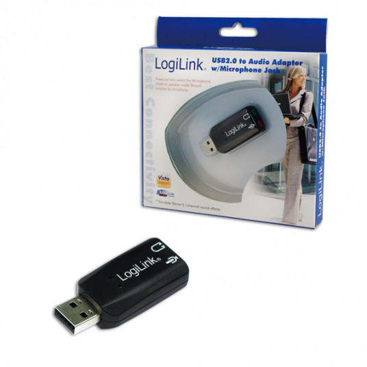 Logilink USB Audio adapteri, 5.1 äänitehoste