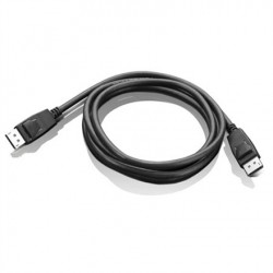 Lenovon DisplayPort-DisplayPort-kaapeli 1,8 m, musta