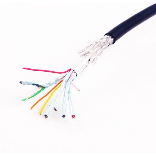 Cablexpert HDMI Nopea 90 astetta uros-suora urosliitin kaapeli, 19-nastaiset kullatut liittimet CC-HDMI490-6 1,8 m