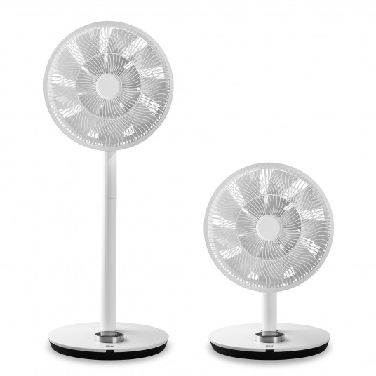 Duux Smart Fan Whisper Flex Stand tuuletin, Ajastin, Nopeuksien lukumäärä 26, 3-27 W, Oscillation, Halkaisija 34 cm, Valkoinen