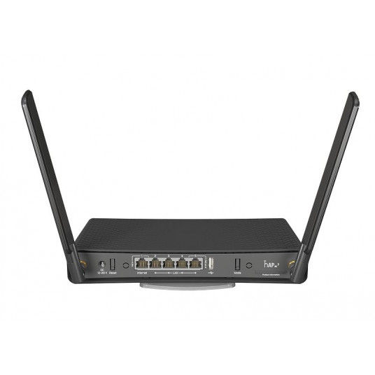 MikroTik Wireless Router HAP AC3 802.11ac, 300+867 Mbit/s, 10/100/1000 Mbit/s, Ethernet LAN (RJ-45) portit 5, Antennityyppi 2xExternal, 1 × USB-A, 1 x PoE-out 1G