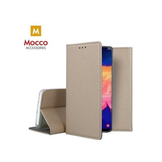 Mocco Smart Magnet -kirjakotelo Xiaomi Mi 11 5G Gold -puhelimelle