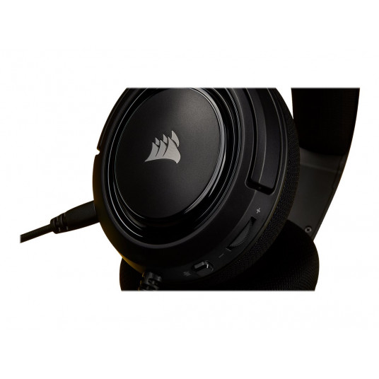 Kuulokkeet Corsair HS35 Carbon Stereo, PC/Console Black