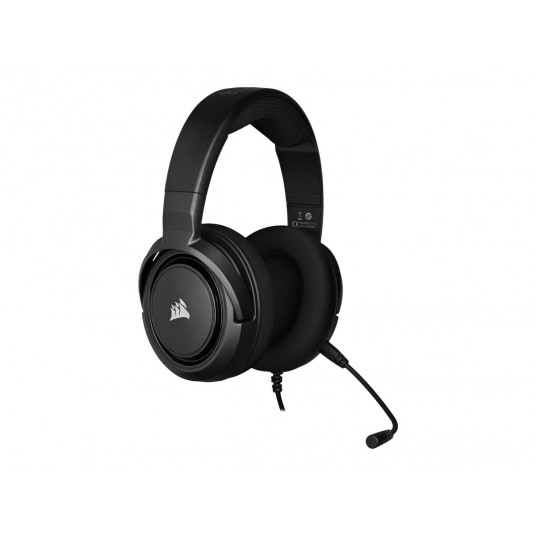 Kuulokkeet Corsair HS35 Carbon Stereo, PC/Console Black