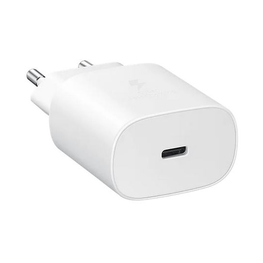 Laturi Samsung USB-C 25W, 1m valkoinen