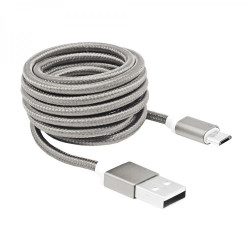 Kaapeli Sbox USB-- Micro USB M/M 1,5m USB-10315W valkoinen
