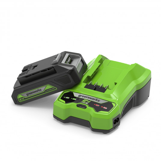 Akku- ja laturisarja Greenworks GSK24B2, 24V 2Ah