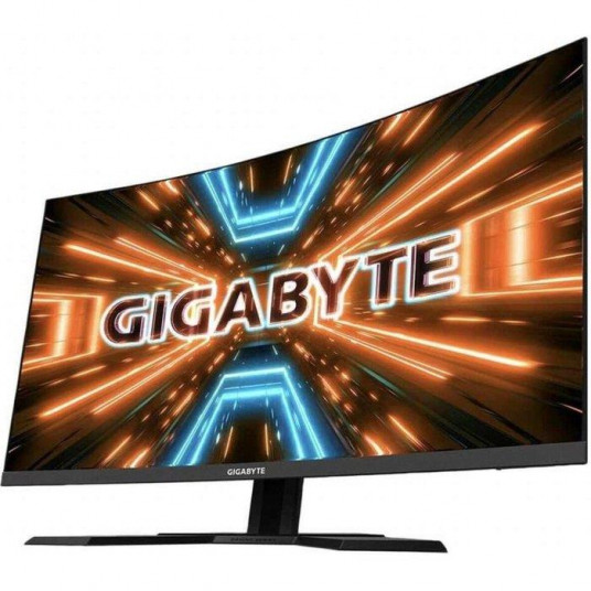 Näyttö GIGABYTE G32QC A, 31,5", VA, QHD, kaareva, 1 ms, 350 cd/m², 165 Hz, musta