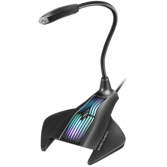 Mars Gaming MMIC USB-mikrofoni RGB:llä / Win / Mac / PS4 / PS5 / musta