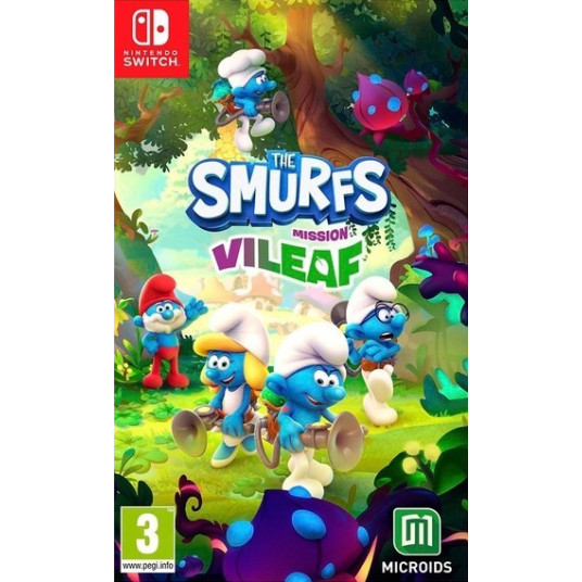 Nintendo Switch -peli The Smurfs: Mission Vileaf - Smurftastic Edition Nintendo