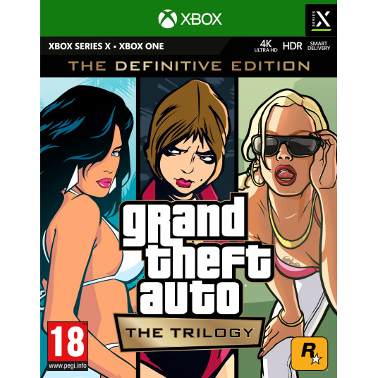 Xbox Series X/S -peli Grand Theft Auto: The Trilogy - The Definitive Edition Xbox
