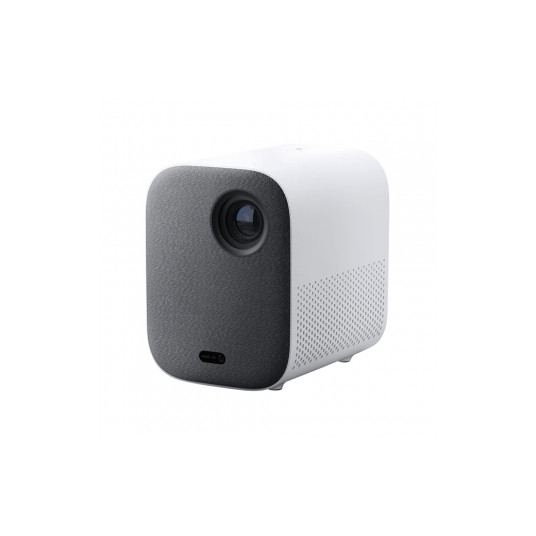 Xiaomi Mi Smart Projector 2 Full HD (1920x1080), 500 ANSI lumenia, valkoinen/harmaa, 60" - 120", LED-valolähde DLP-tekniikalla, Android TV 9.0