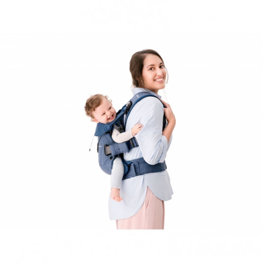 BABYBJORN rintareppu Rintareppu One Cotton Denim harmaa 098094
