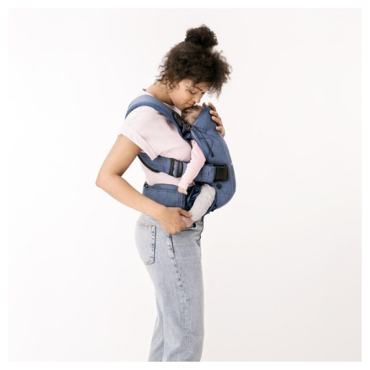 BABYBJORN rintareppu Rintareppu One Cotton Denim harmaa 098094