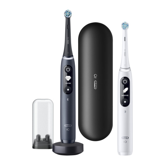 Sähköhammasharja Oral-B iO 7 Duo Pack Valkoinen/Musta Onyx