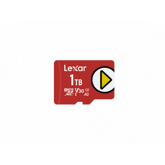 Lexar Play UHS-I 1024 Gt, micro SDXC, Flash-muistiluokka 10