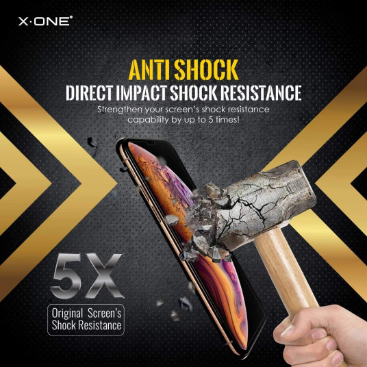 X-ONE Extreme Shock Eliminator iPhone 7:lle musta