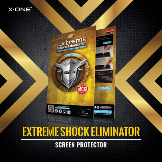 X-ONE Extreme Shock Eliminator iPhone X mustalle