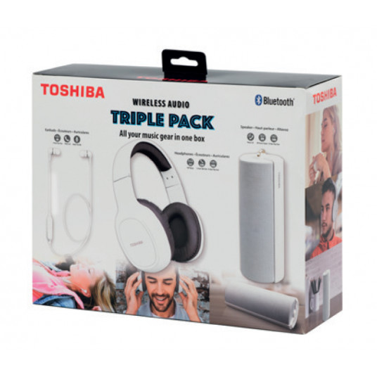 Toshiba Wireless Audio Triple Pack HSP-3P19 valkoinen