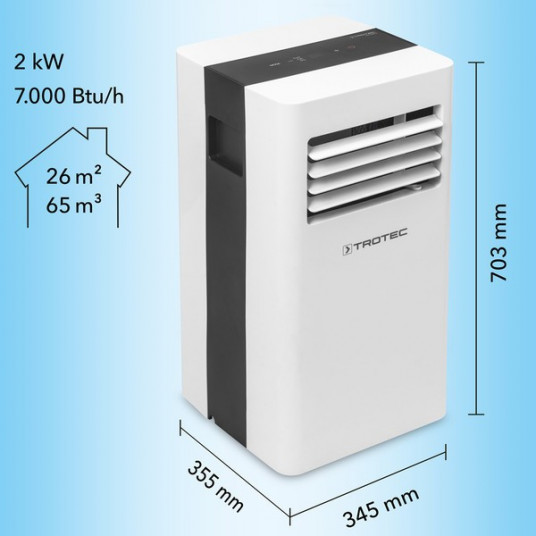 Siirrettävä ilmastointilaite TROTEC PAC 2100 X