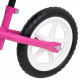 Tasapainopyörä, vaaleanpunainen, 10 tuuman renkaat