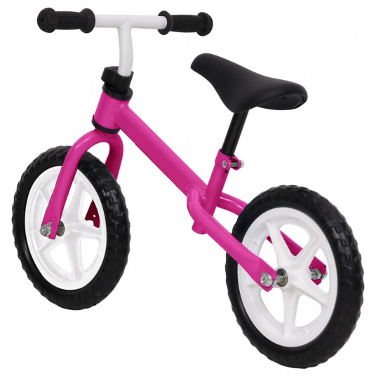 Tasapainopyörä, vaaleanpunainen, 12 tuuman pyörät