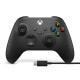 Xbox-sarjan langaton Carbon Black -ohjain USB-C-kaapelilla