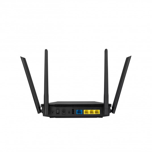 Asus Wi-Fi 6 Langaton Dual Band Gigabit Router RT-AX1800U 802.11ax, Ethernet LAN (RJ-45) portit 3, MU-MiMO Kyllä, Ei mobiililaajakaistaa, Antennityyppi Ulkoinen, 1xUSB