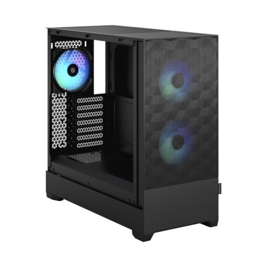Fractal Design op Air RGB Black TG Clear Tint, ATX, mATX, Mini ITX, Virtalähde mukana Ei