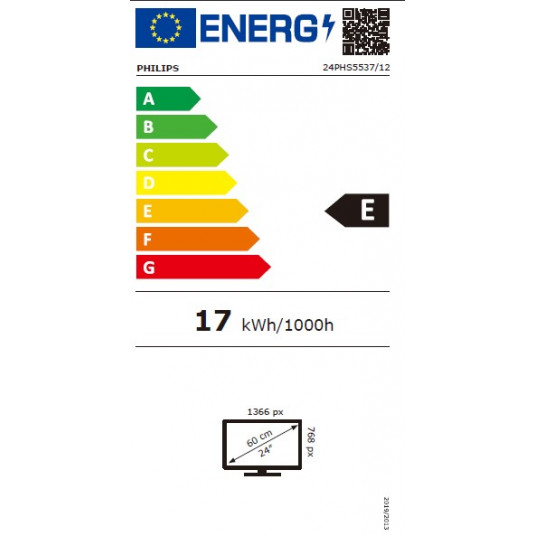 Televisio Philips 24PHS5537/12 LED 24"