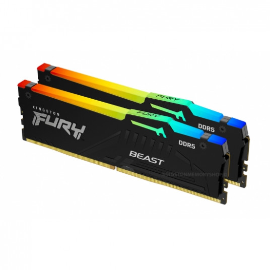 Kingston Fury Beast RGB 32GB [2x16GB 5200MHz DDR5 CL40 DIMM]